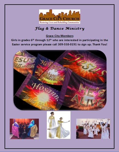 Flag and Dance Ministry Announcement