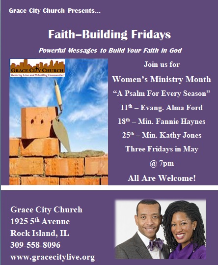 May Faith Building Fridays (UPDATED 5-4-18)